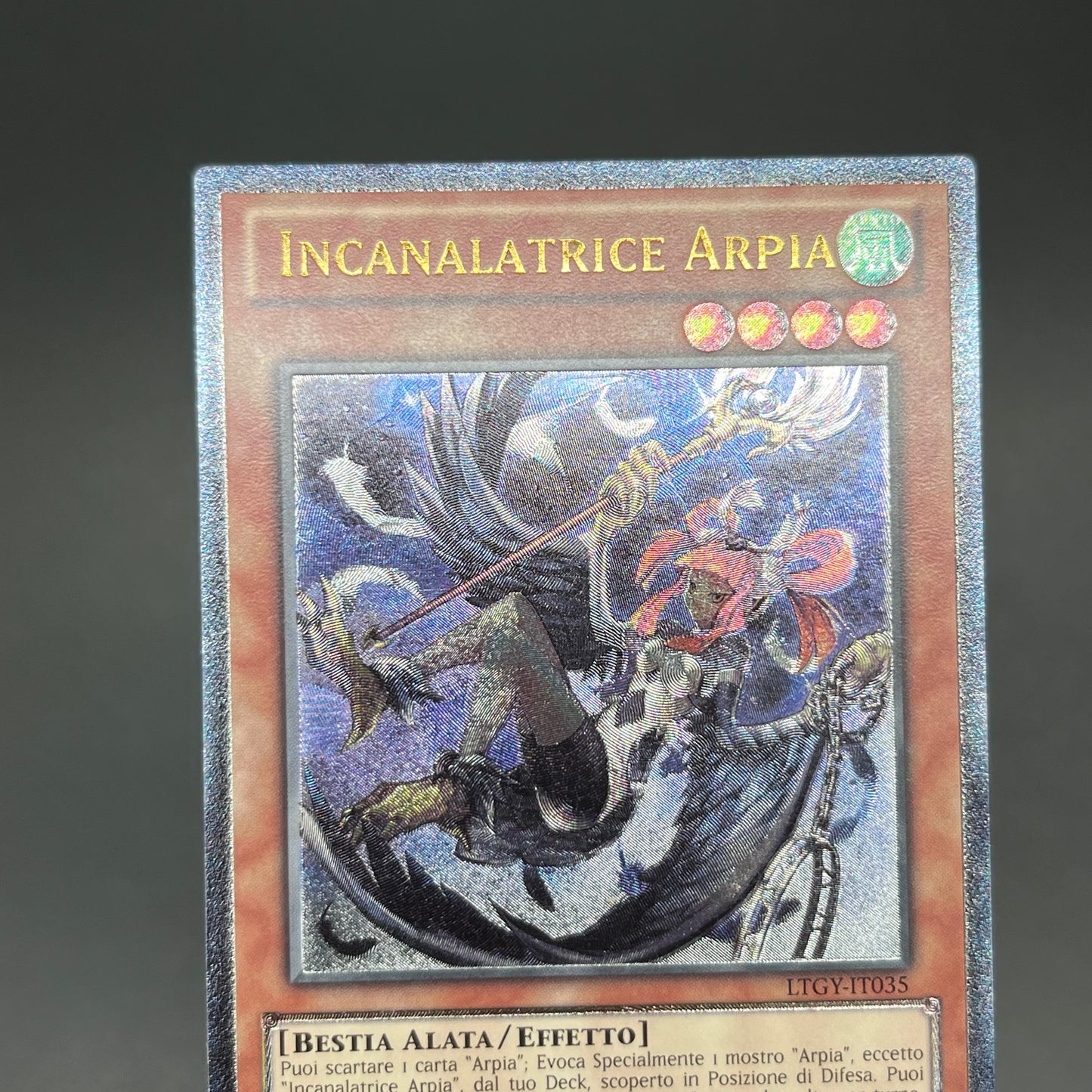 遊戯王　ハーピィ・チャネラー/レリーフ/イタリア語/EU版