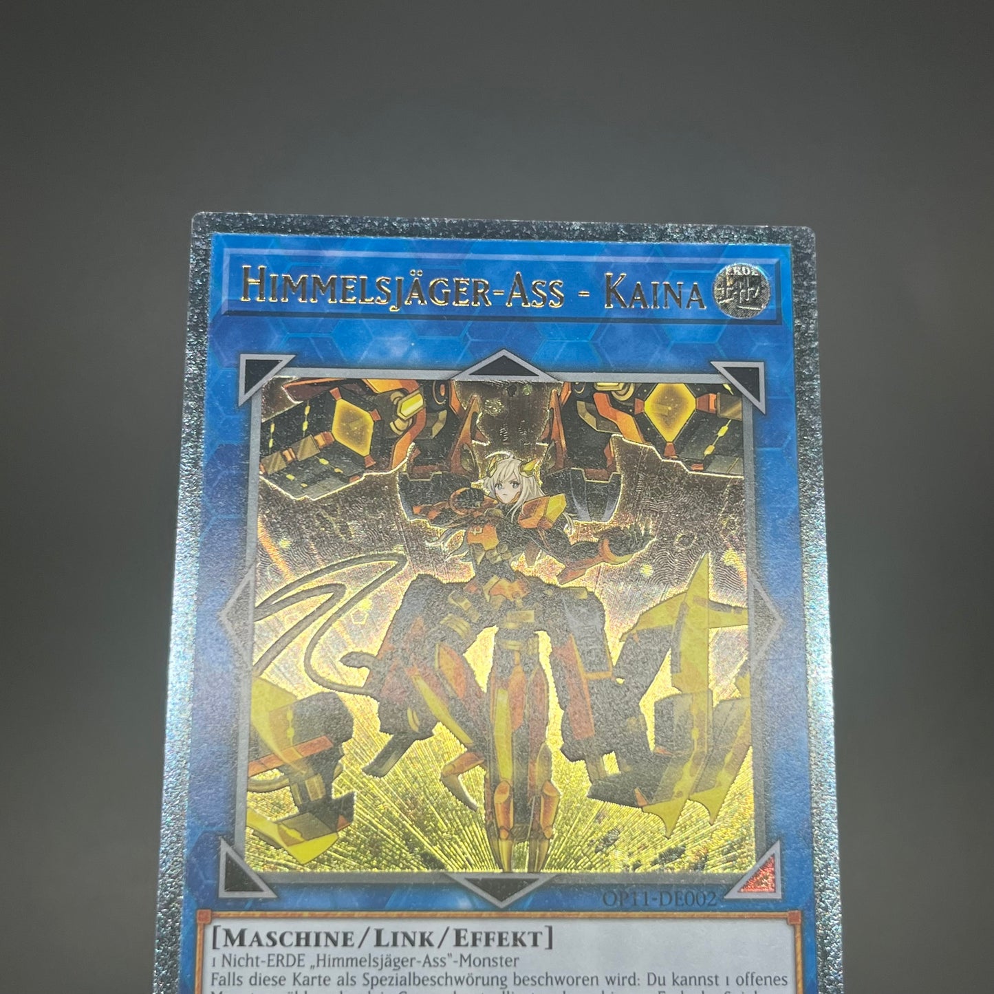 遊戯王　閃刀姫−カイナ/レリーフ/ドイツ語/EU版