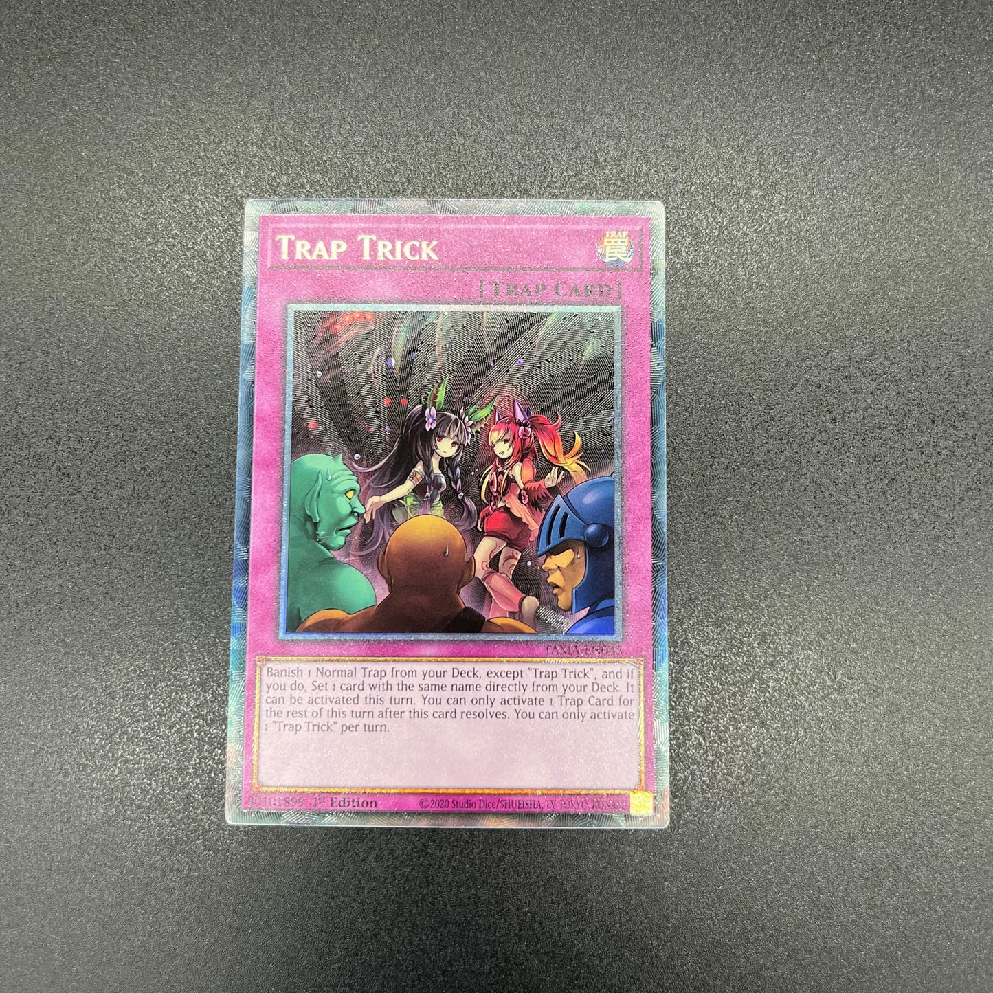 遊戯王　トラップトリック/コレクターズレア/英語/1st/EU版