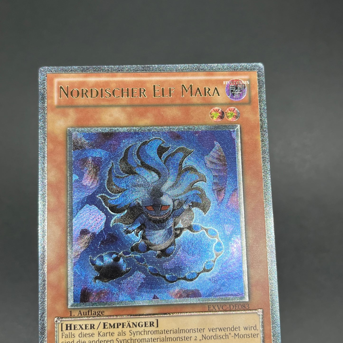 遊戯王　極星霊スヴァルトアールヴ/レリーフ/ドイツ語/1st/EU版