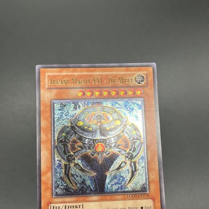 遊戯王　アルカナフォースＸＸＩ−ＴＨＥ ＷＯＲＬＤ/レリーフ/ドイツ語/EU版