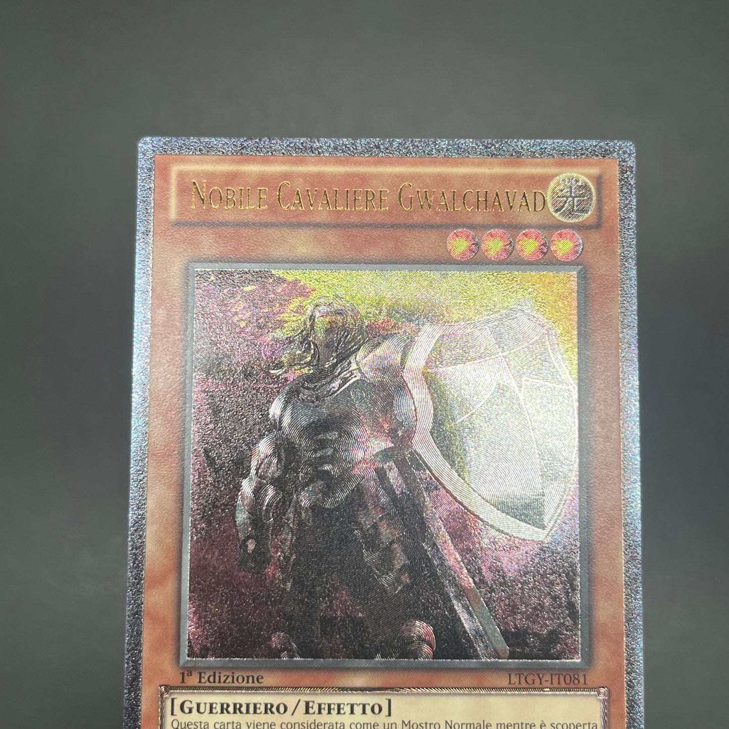 遊戯王　聖騎士ガラハド/レリーフ/イタリア語/1st/EU版