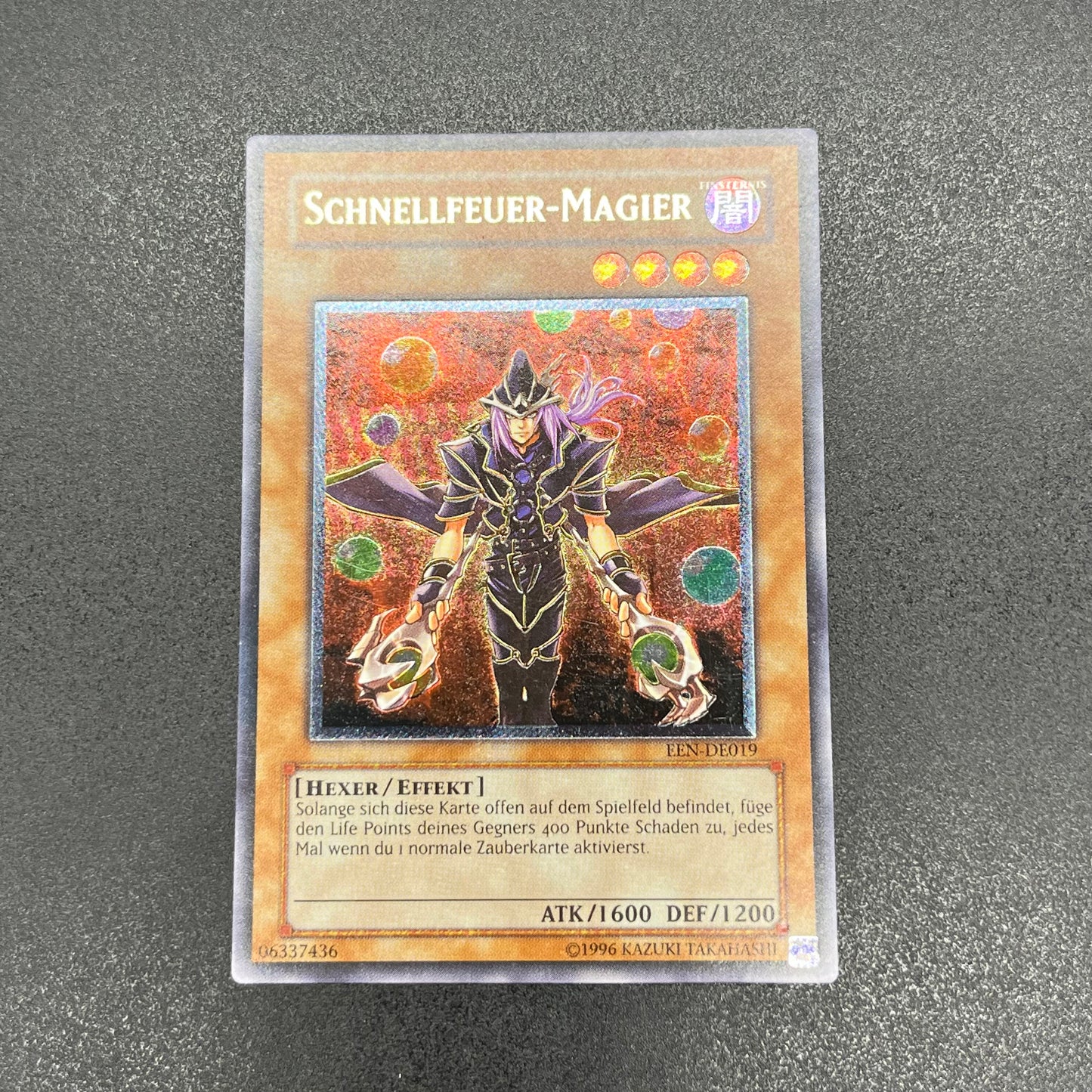 遊戯王　連弾の魔術師/レリーフ/ドイツ語/EU版