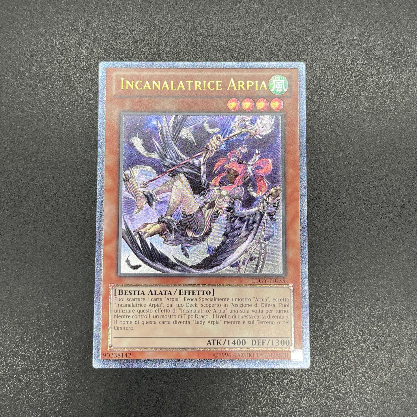 遊戯王　ハーピィ・チャネラー/レリーフ/イタリア語/EU版