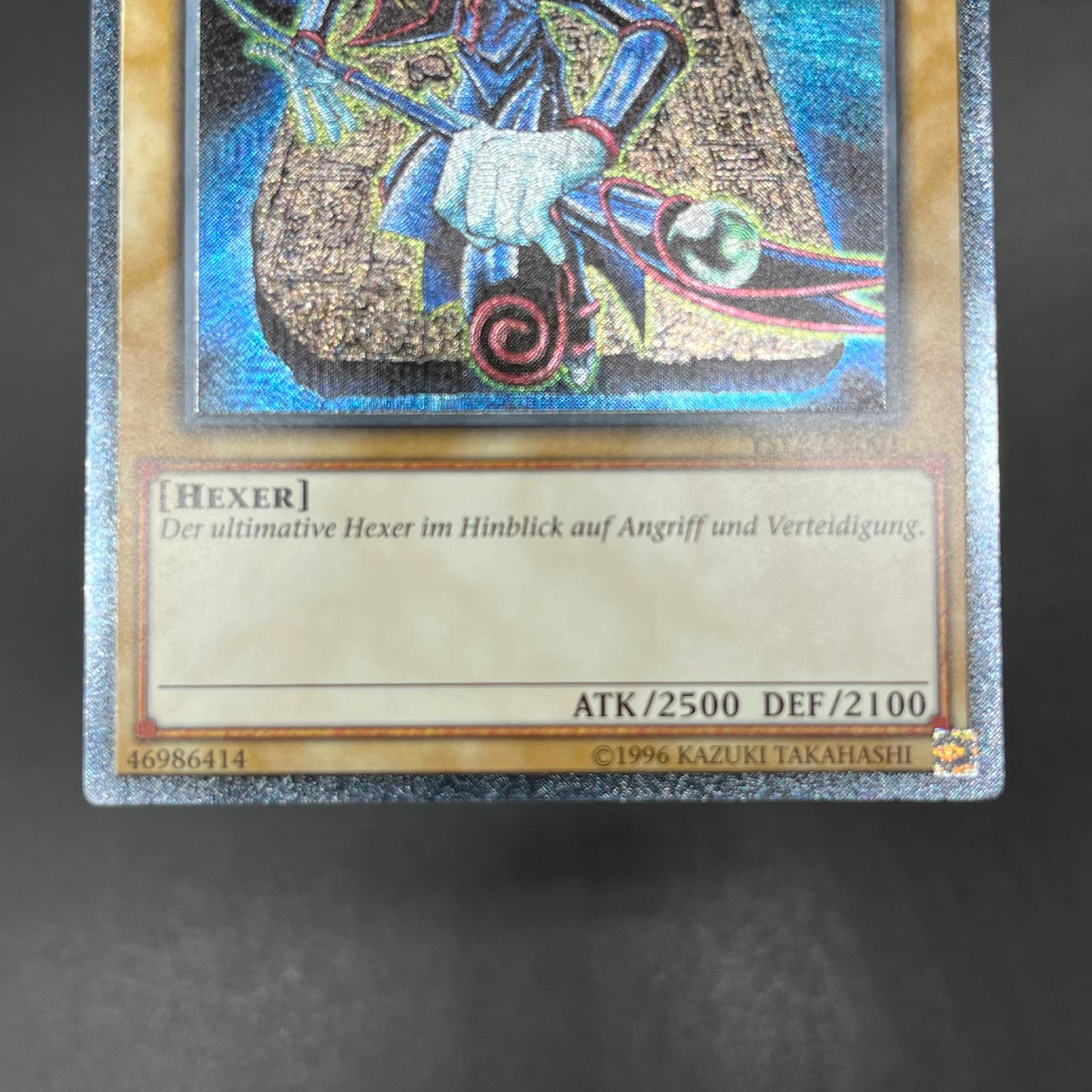 遊戯王　ブラック・マジシャン/レリーフ/ドイツ語/EU版