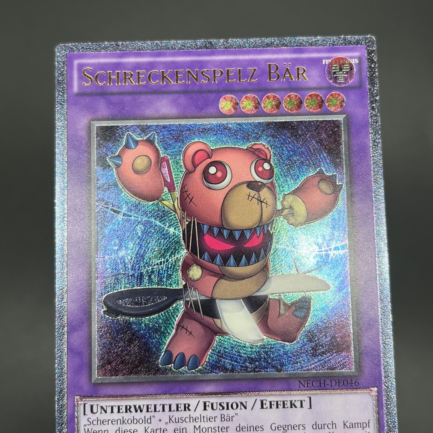 遊戯王　デストーイ・シザー・ベアー/レリーフ/ドイツ語/1st/EU版