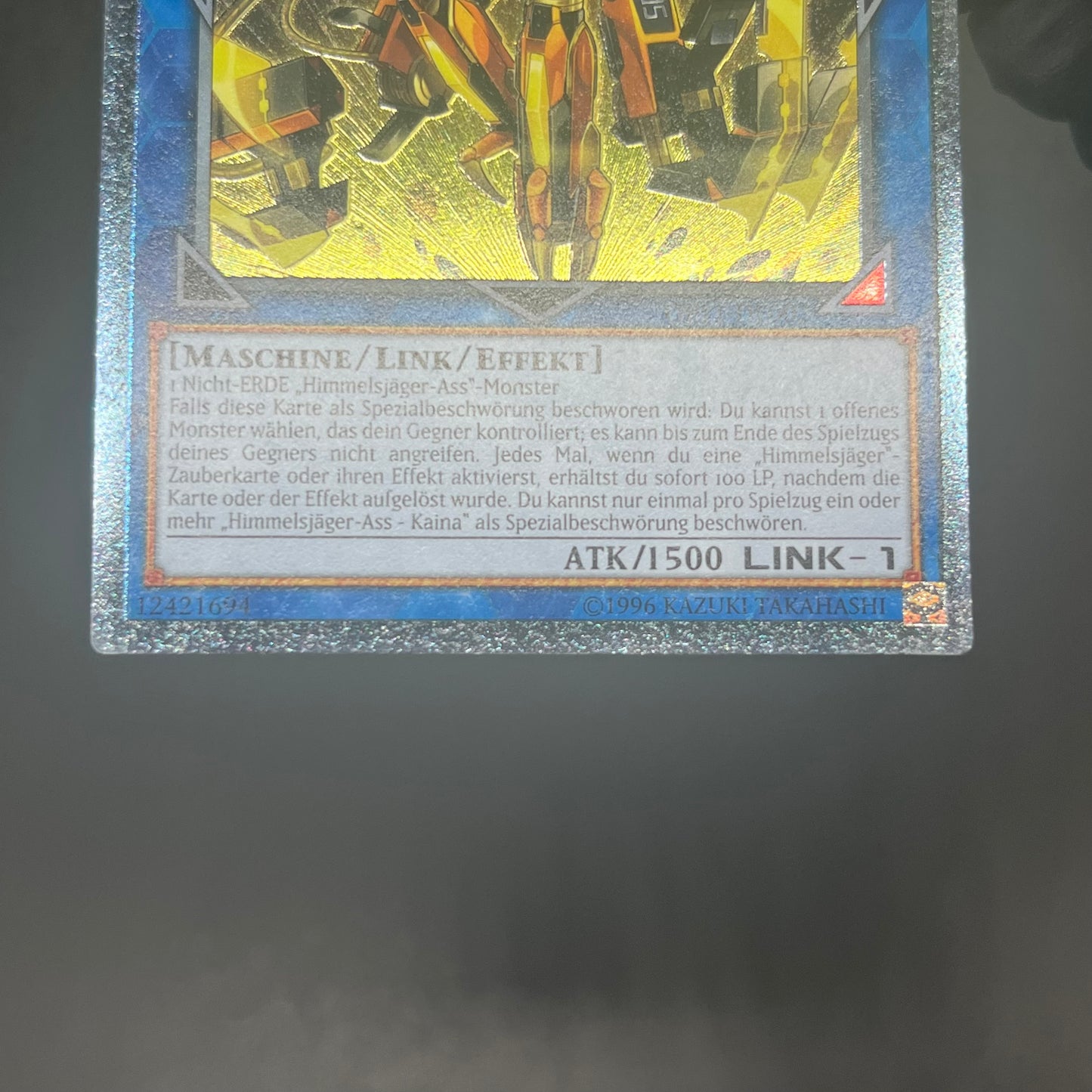 遊戯王　閃刀姫−カイナ/レリーフ/ドイツ語/EU版