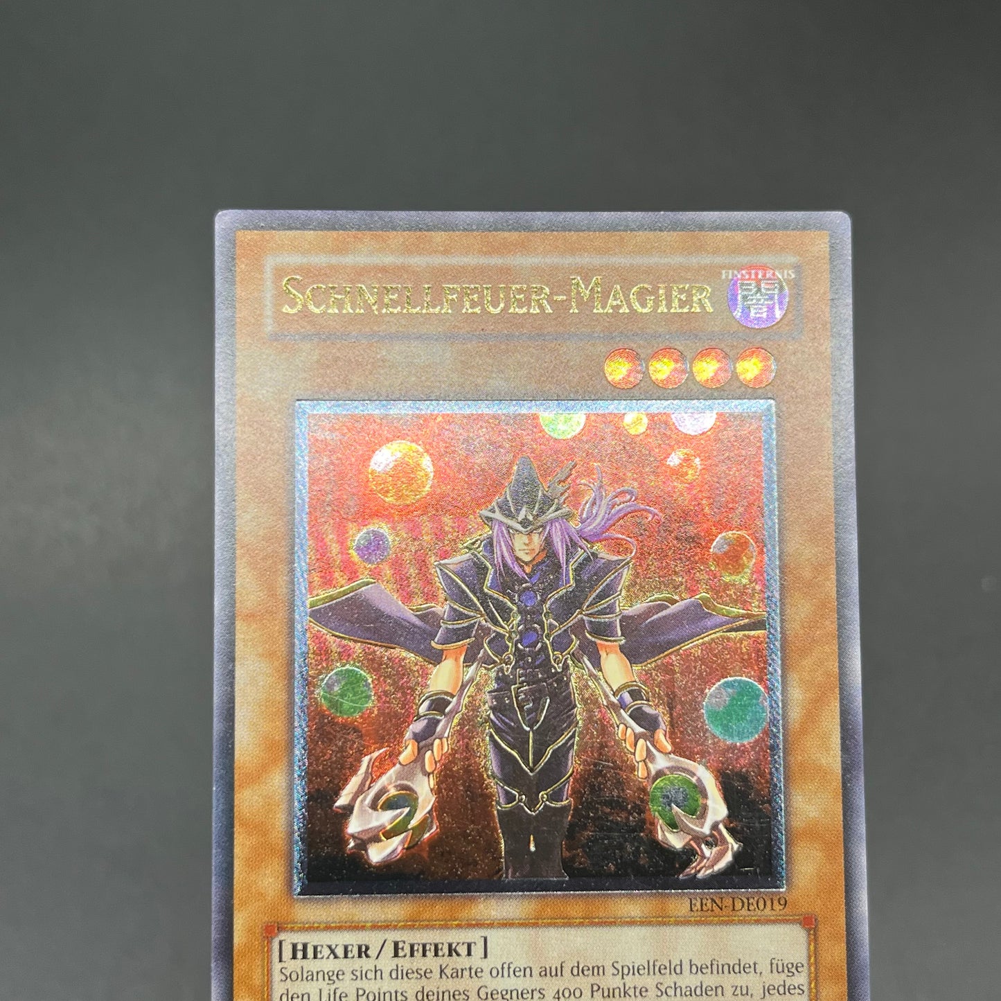 遊戯王　連弾の魔術師/レリーフ/ドイツ語/EU版